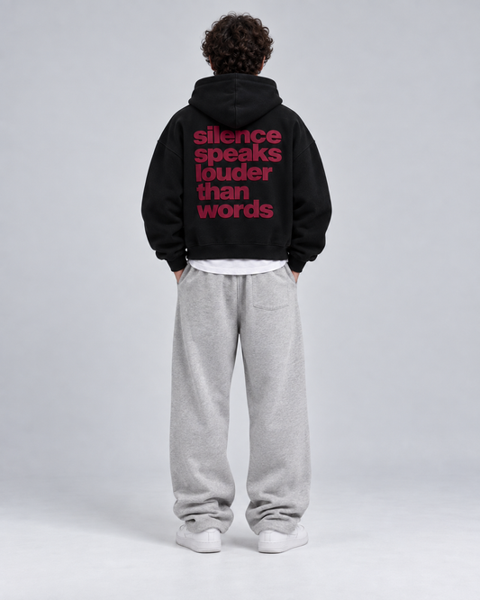 UNSPOKEN ZIP HOODIE